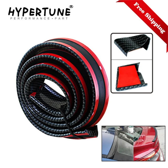 Бесплатная доставка Универсальный карбоновый Автомобильный задний спойлер