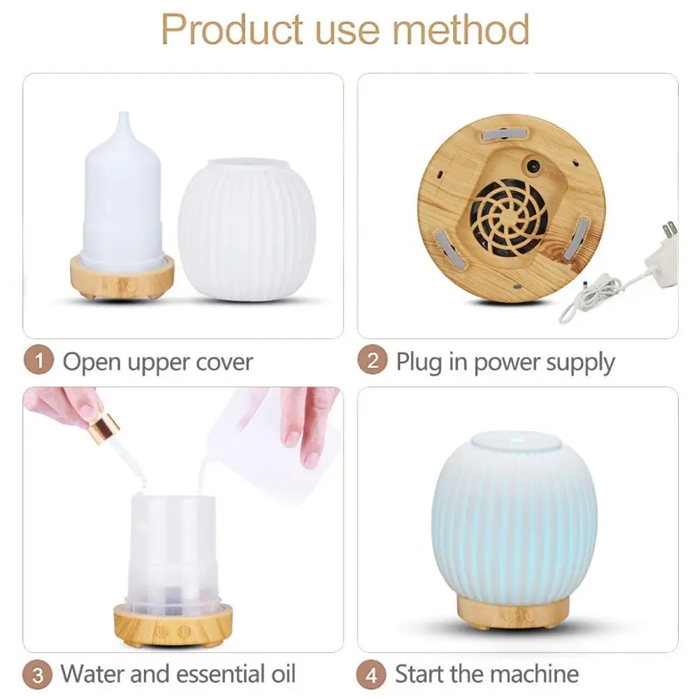 Керамический увлажнитель воздуха 100 мл с дистанционным управлением