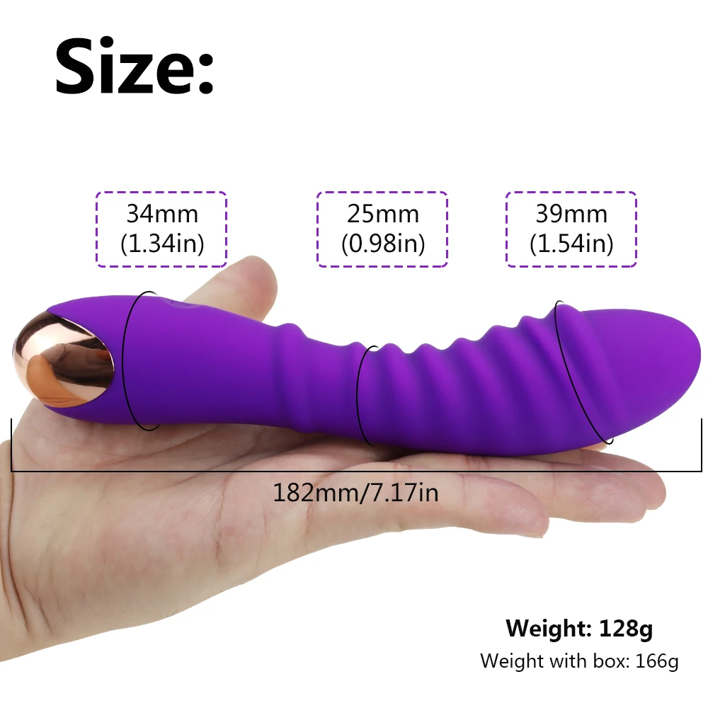 Вибратор-фаллоимитатор Женский для стимуляции точки G вагины и клитора Анальный