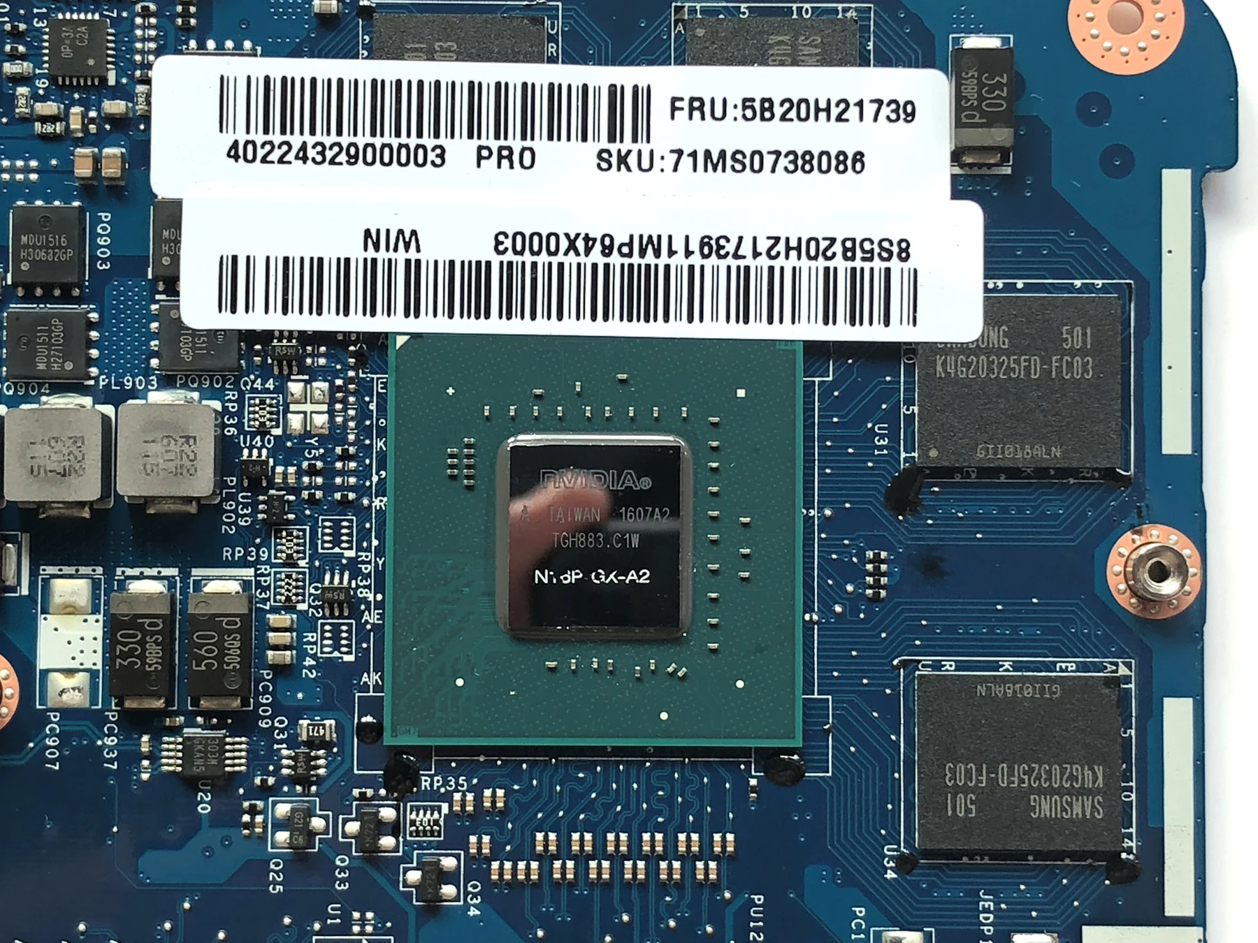 Материнская плата 5B20H21739 для ноутбука Lenovo Ideapad Y50-70 ZIVY2 LA-B111P SR1PX I7-4710HQ 100%