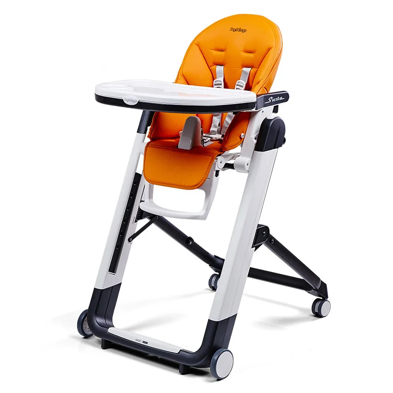 High Children's Dining Chair Foldable Portable Baby Dining Chair Moveadjusts Baby Dining Chair  Children Table Chair Kid Chairs