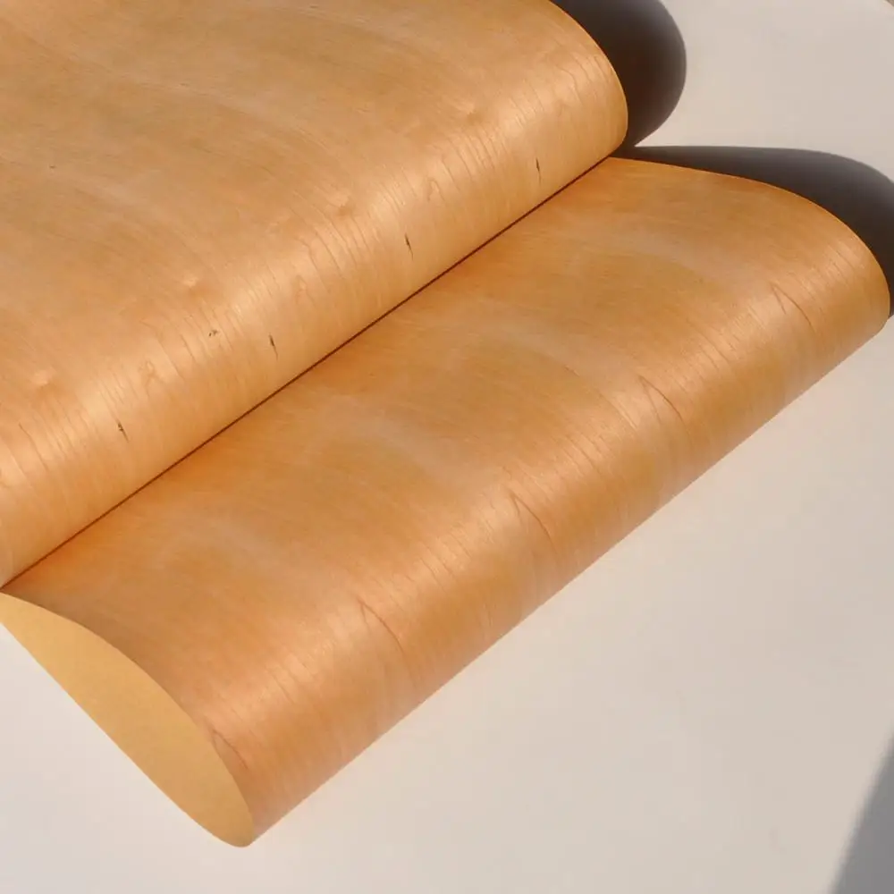 

GREENLAND Craft Paper Back Cherry Veneer 2500MM*580MM for Kitchen Workshop