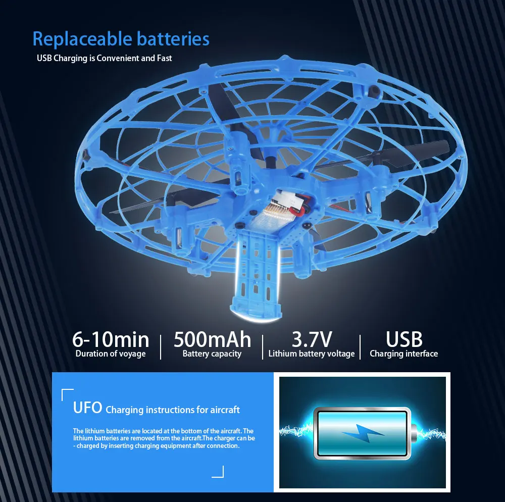 Жесты дистанционного управления Квадрокоптер часы RC Интеллектуальная Индукционная Гравитация НЛО камера Дрон самолет вертолет игрушки для детей