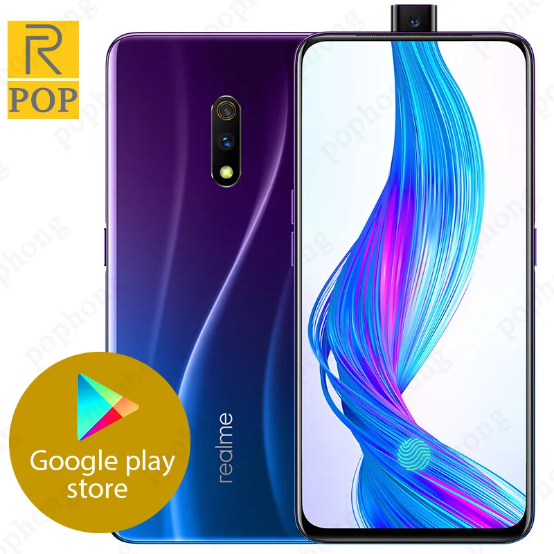 Мобильный телефон Realme X с Полноразмерным экраном 6 53 дюйма AMOLED Snapdragon 710