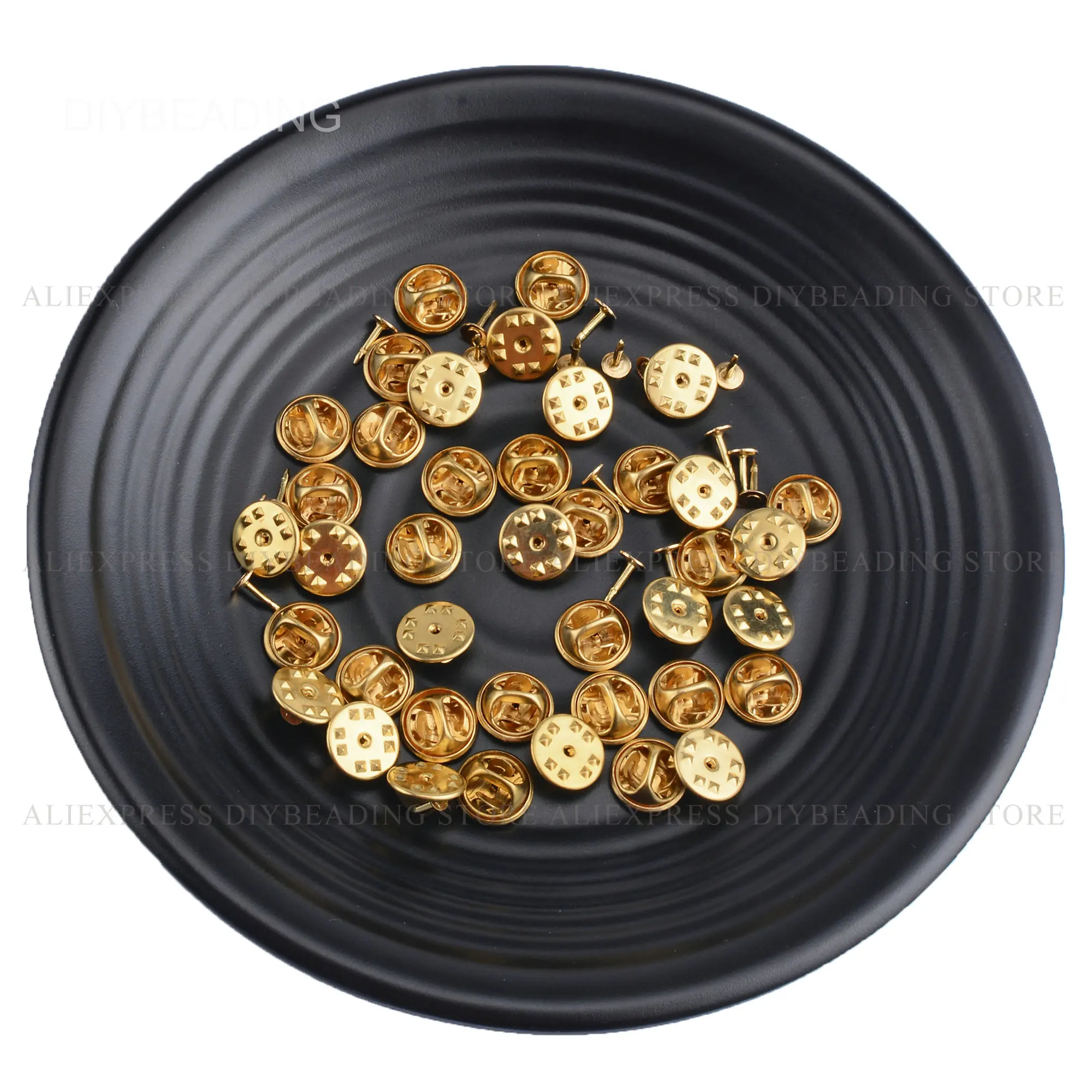 10 1000 шт. латунная брошь булавка круглая застежка для галстука клатча лацкана из