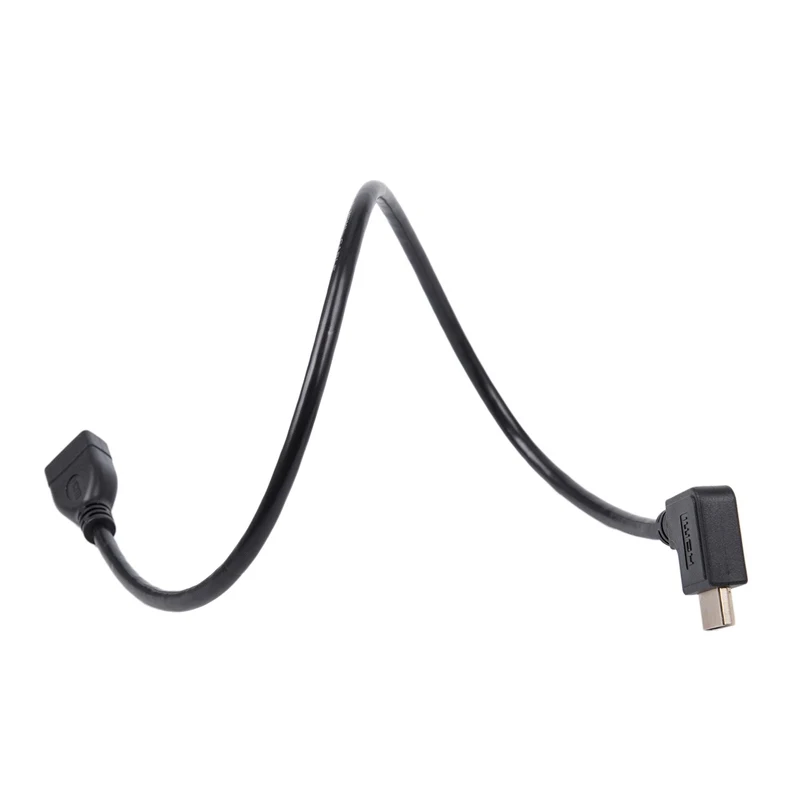 Топ Hdmi мама-папа левый угол Удлинительный кабель ТВ ведущий 2 0 высокоскоростной