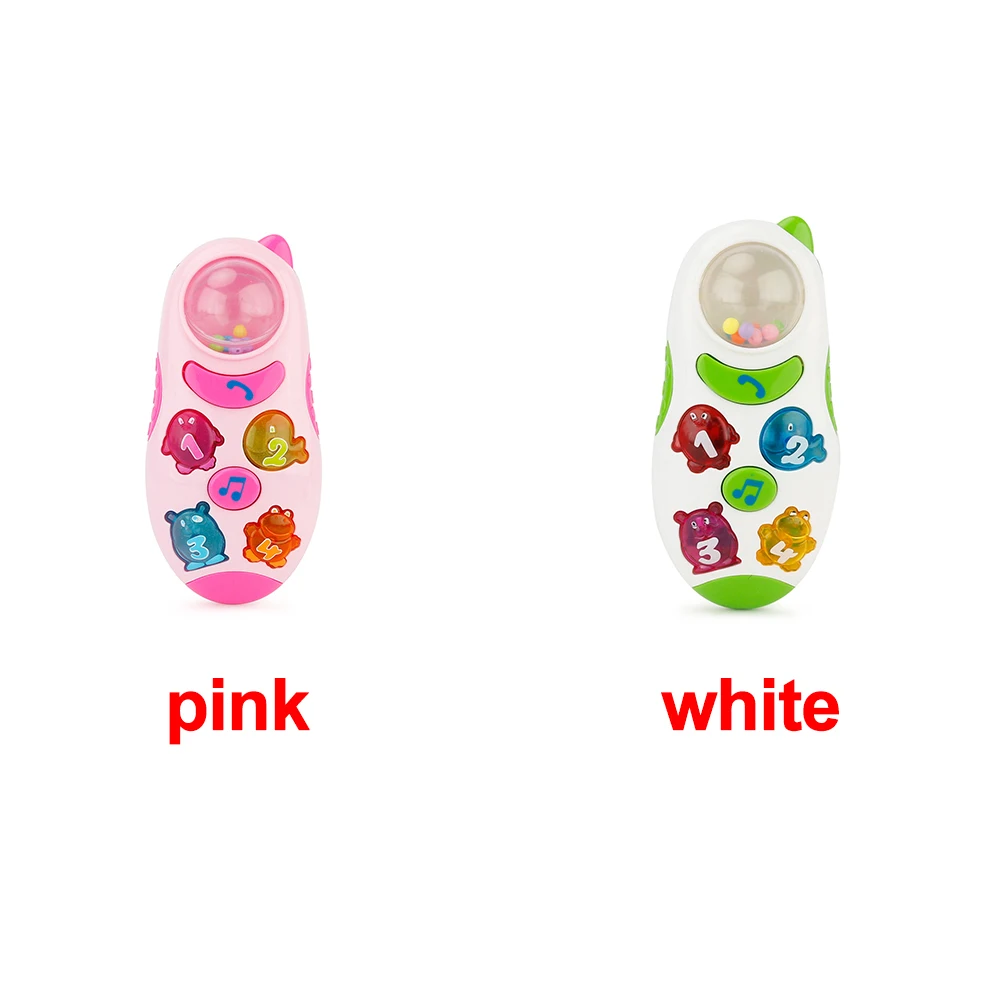 

333-14 Cartoon Music Lights Phone For Brettbble Children Intellectual Educational Phone
