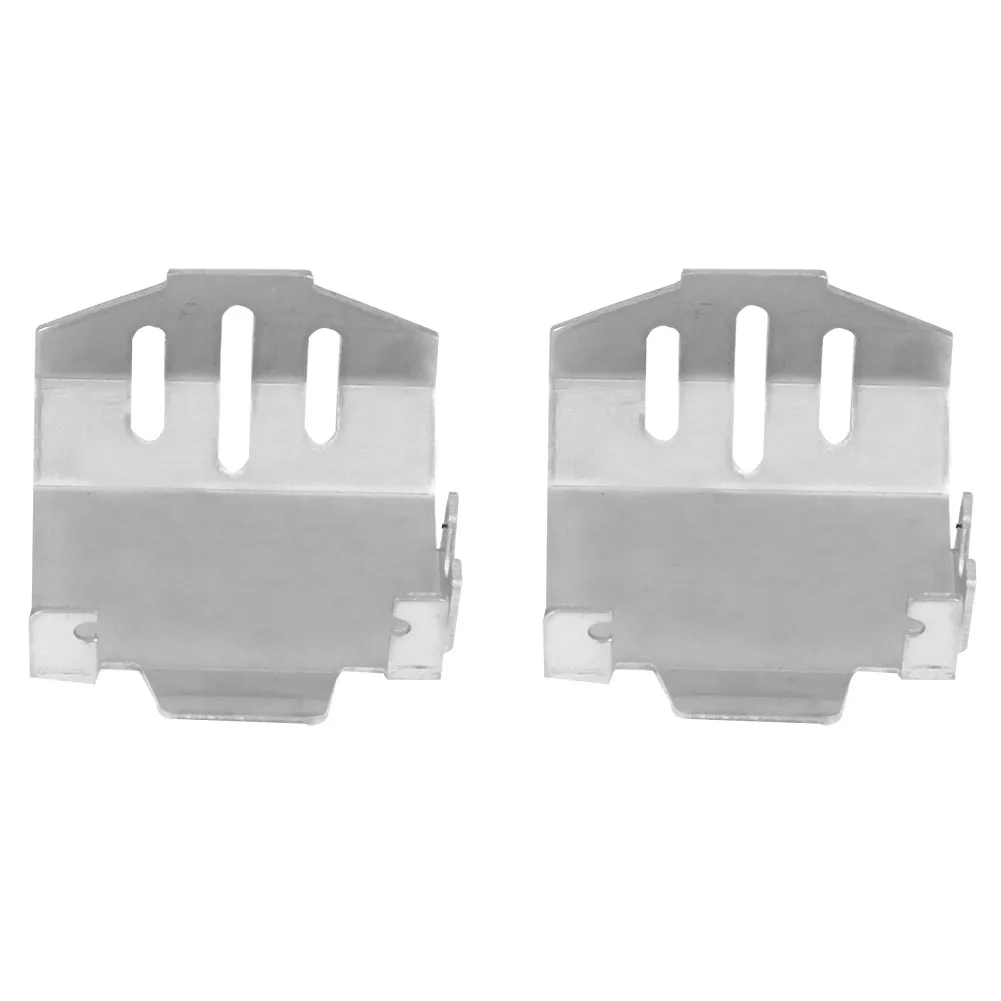 5 шт. серебристая Защитная противоскользящая пластина из нержавеющей стали для