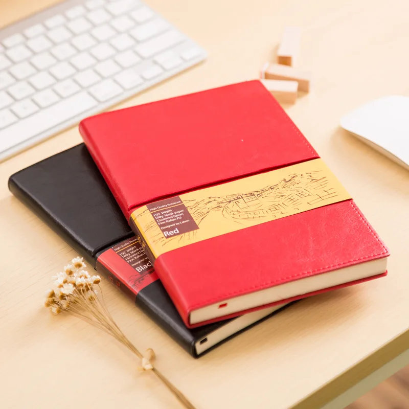 Bandage A5 PU leather notebook art sketchbook Line grid bullet journal 100gsm paper 192 pages Paper | Канцтовары для офиса и