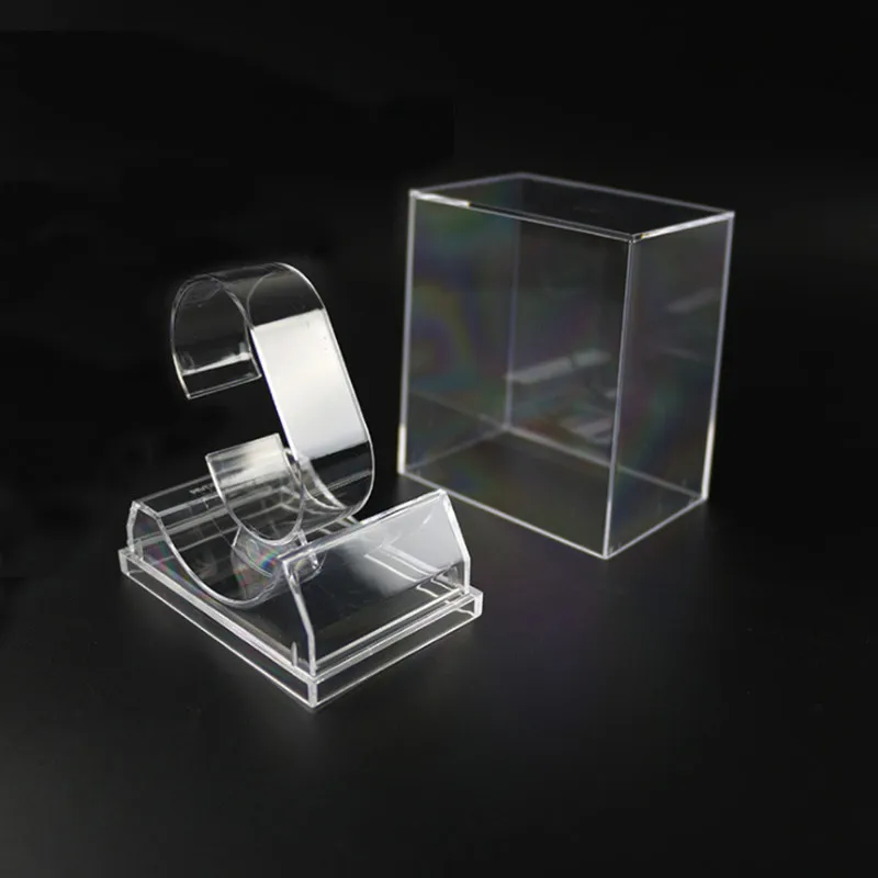 Plastic Watch Display Storage Holder Transparent Case Adult Children's Smart Watch Protective Box Organizer 2021 New