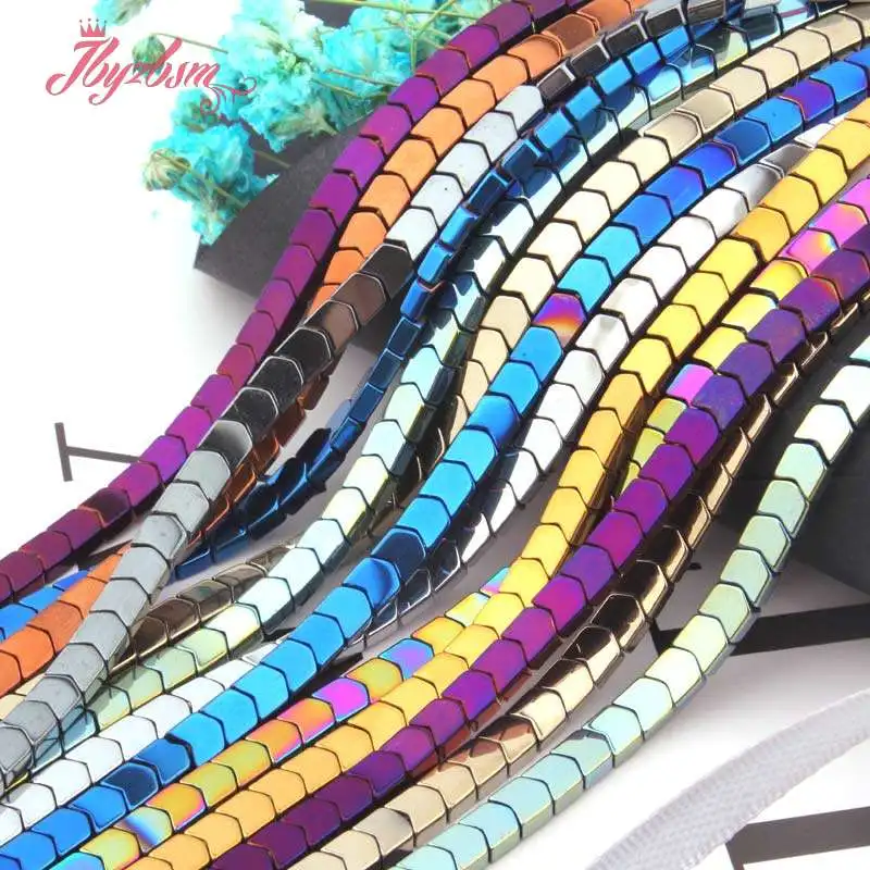 Бусины из гематита с металлическим покрытием в форме стрелки 4x4 мм | Украшения и