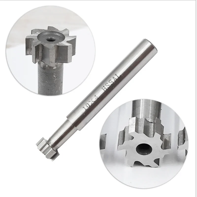 T-Slot Router Bit HSS End Mill 10-32mm Straight Shank Milling Cutters For Metalworking Keyway Tool Tungsten Carbide Cutter | Инструменты