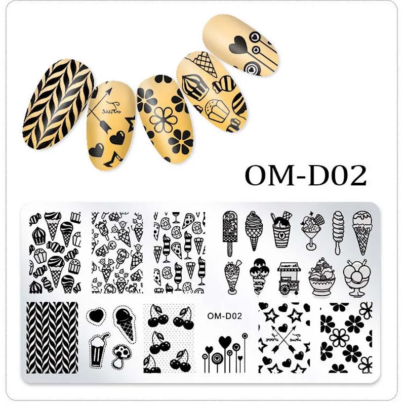 Happy Smile Face DIY Художественный штамп с изображением для ногтей штамповочные пластины шаблон для маникюра трафарет для штамповки ногтей