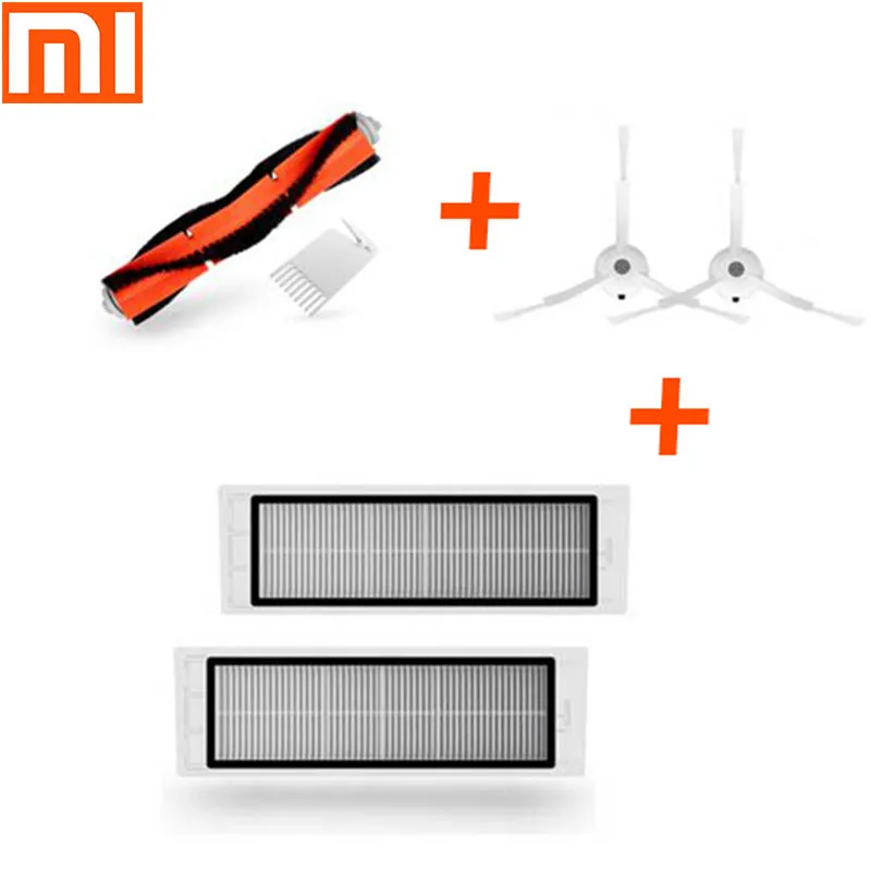 Аксессуары для робота-пылесоса XIAOMI MIjia боковые щетки 2 шт. HEPA-фильтр основная