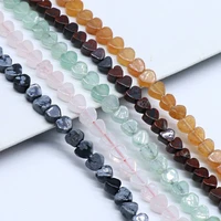 4mm natural stone crystal beads heart shape rose quartzs for jewelry making diy women bracelet necklace accessories