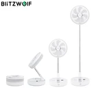 BlitzWolf BW-F1 складной электрический вентилятор с функцией очистки воздуха Вентилятор охлаждения интеллектуальный пульт дистанционного управления Управление 8 ветер Скорость зарядка через USB вентилятор умный дом