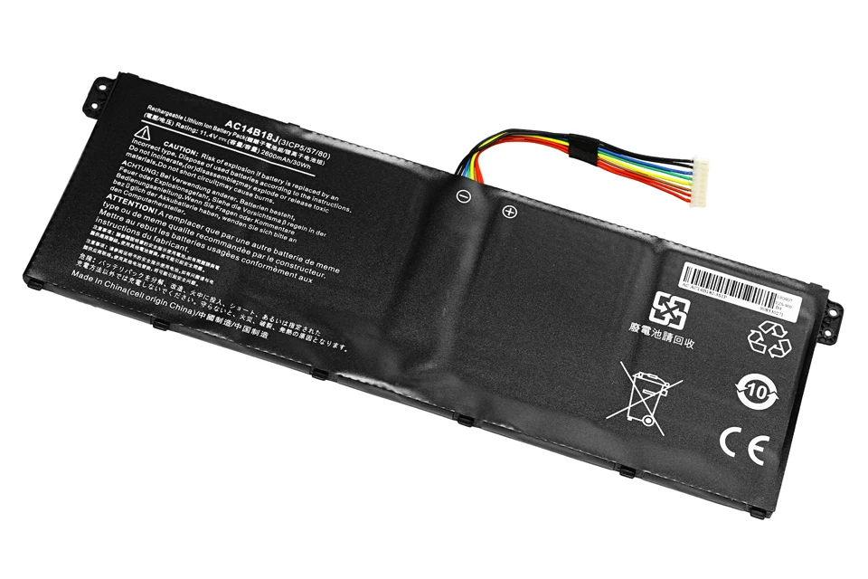 ApexWay 11.4v Laptop Battery For Acer Aspire AC14B18J AC14B13j E3-111 E3-112 E3-112M ES1-511 TravelMate B116 B115-M B115-MP