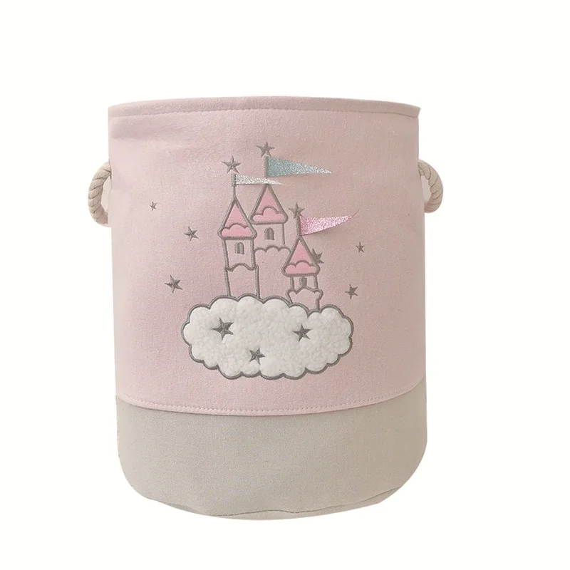 

Foldable Baby Toys Basket Clothes Organizer Kids Bedroom Laundry Basket Range Storage Laundry Barrel