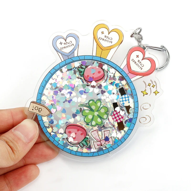 Пластиковый прозрачный шейкер с индивидуальным принтом мультяшный аниме