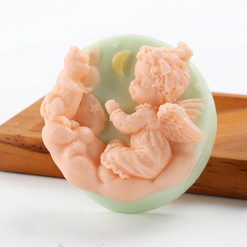 Силиконовые формы для мыла енот и девочки сделай сам форма ручной работы торта