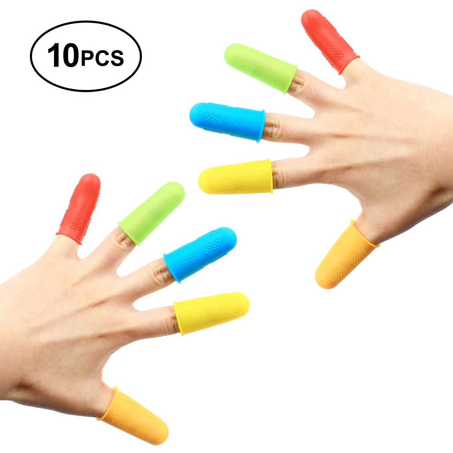 

10 шт., силиконовые колпачки на палец, 2 л, 8 м, 2S