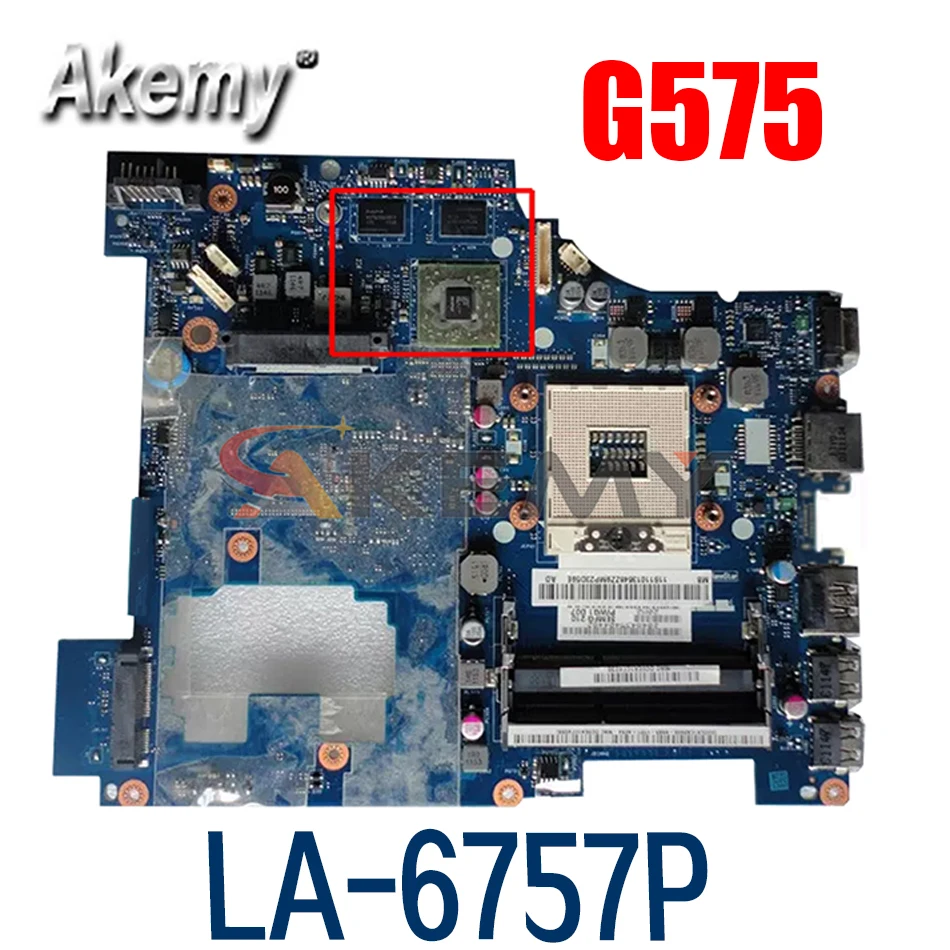 

Laptop motherboard For LENOVO G575 E450 Mainboard PAWGD LA-6757P 216-0774207 DDR3