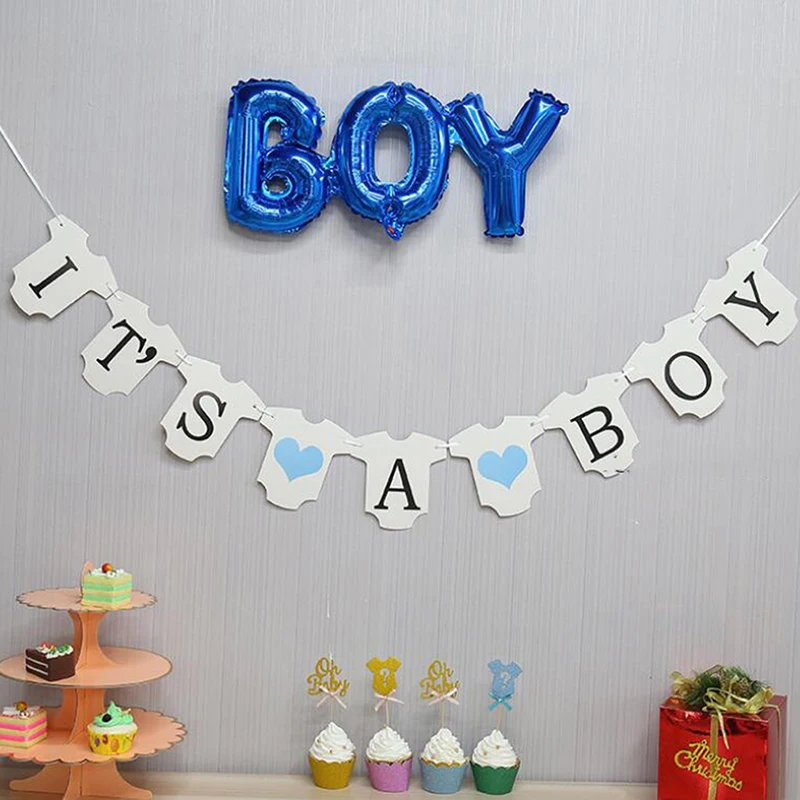 Детская Бумажная гирлянда на день рождения детская для маленьких мальчиков и