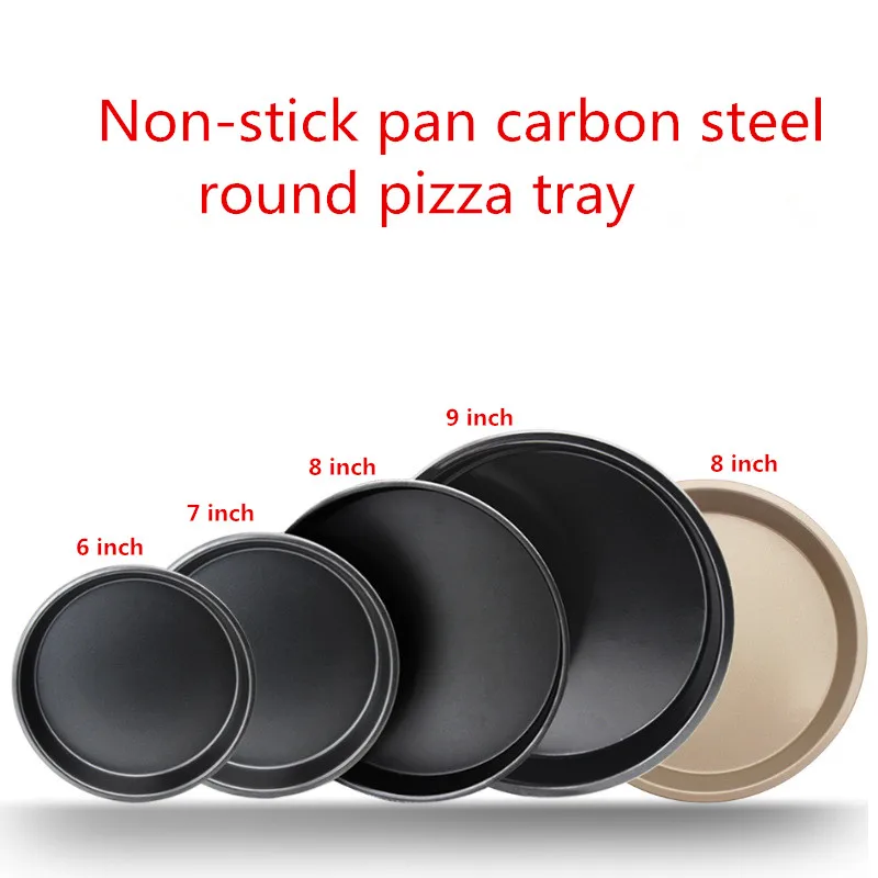 Кухонные приборы с антипригарным покрытием посуда для пиццы из углеродистой