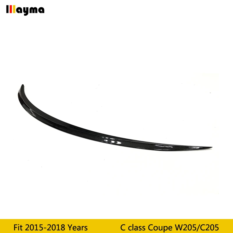 Стильный спойлер C63 для заднего багажника из углеродного волокна Benz C класса C180 C250