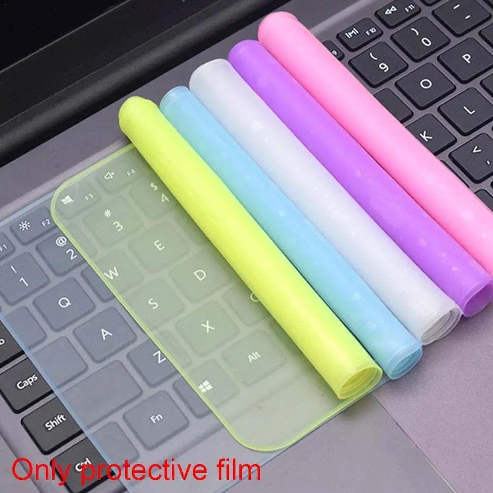 

Universal Laptop Silicone Cover Keyboard Skin Dustproof Waterproof Soft Protector Generic for Macbook 12-14 inch and 15-17 inch