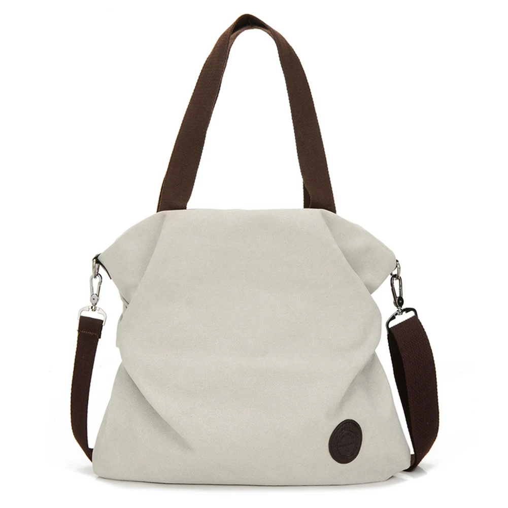 

Women Shoulder Bag Canvas Foldable Handbag Casual Messenger Crossbody Bags High Capacity Best Sale-WT