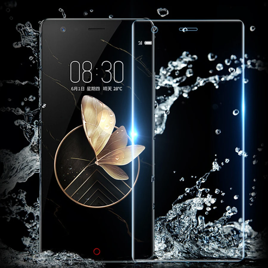 3D ультра тонкий полный Чехол Мягкий ТПУ устойчивый к царапинам пленка для zte Nubia Z17