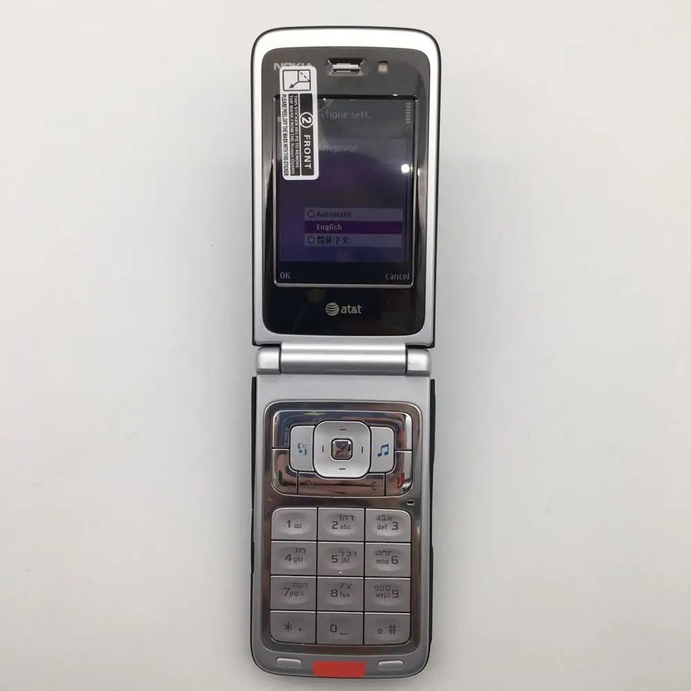 nokia n75 refurbished original unlocked flip n75 2 4inch 3g fm radio symbian os 9 1 mobile phone one year warranty free global shipping