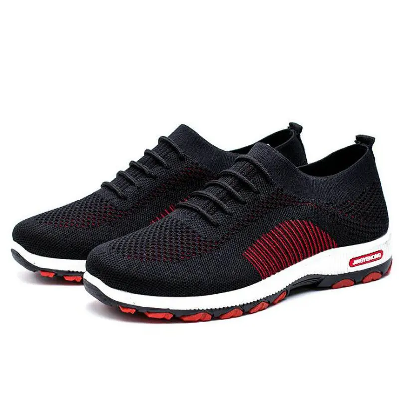 2019 autumn new Hot Sale Men Lace-up Sport Shoes sports Jogging leisure socks shoes C32-91 | Спорт и развлечения