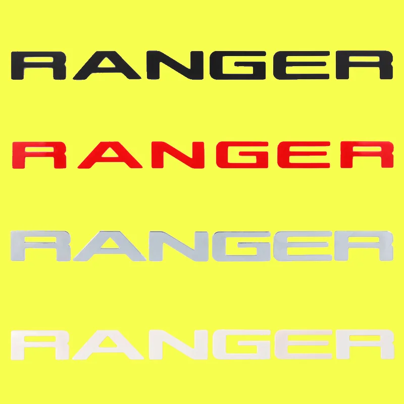 Наклейка на решетку радиатора для Ford Ranger 2015-2021 эмблема 3D хромированная |
