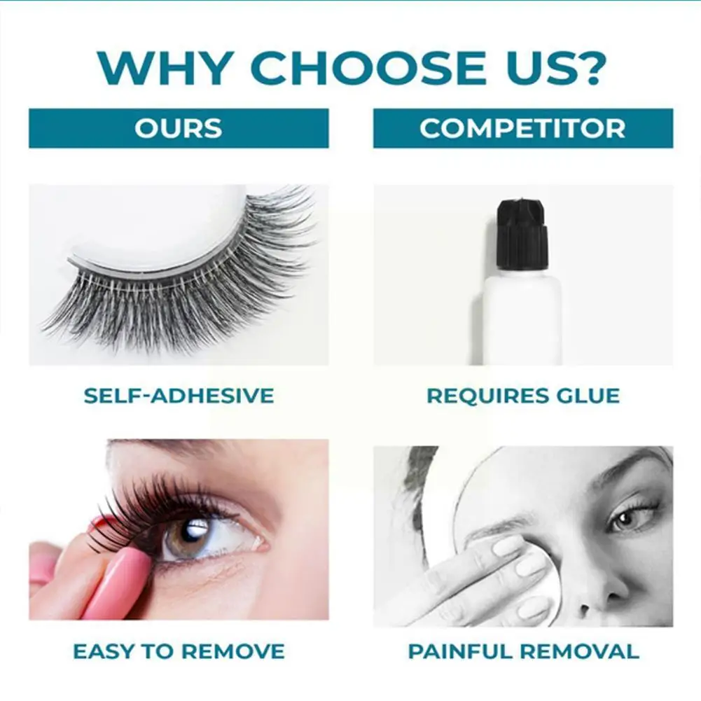 

3D норковые многоразовые самоклеящиеся накладные ресницы, натуральные ресницы, клей, износ Wispy Seconds, толстые, нет 3, чтобы кудрявые, накладные, ...