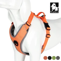 truelove padded reflective dog pet harness small large soft walk adjustable with handle for seat belt pet supplies dropshipping