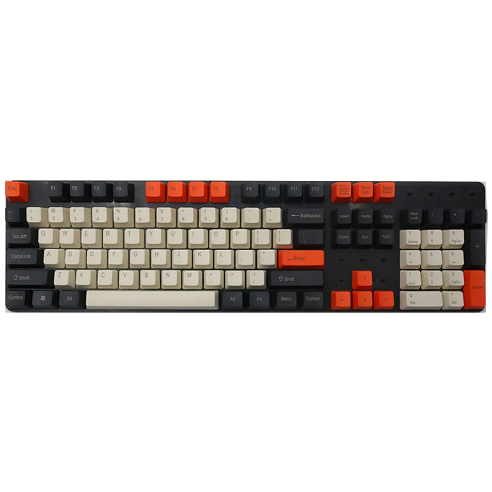 108 шт./компл. PBT колпачок для клавиш механической клавиатуры Cherry MX|Клавиатуры| |