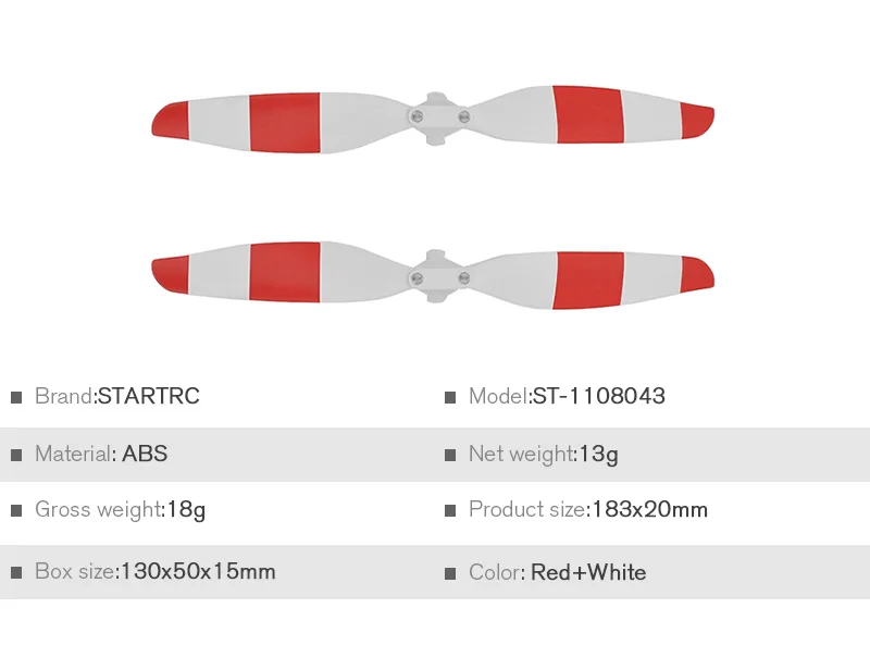 

STARTRC RC Drone 7238F Colorful Blades Propellers Low-Noise Reduction Quick Release Parts For DJI Mavic Air 2 Quadcopter