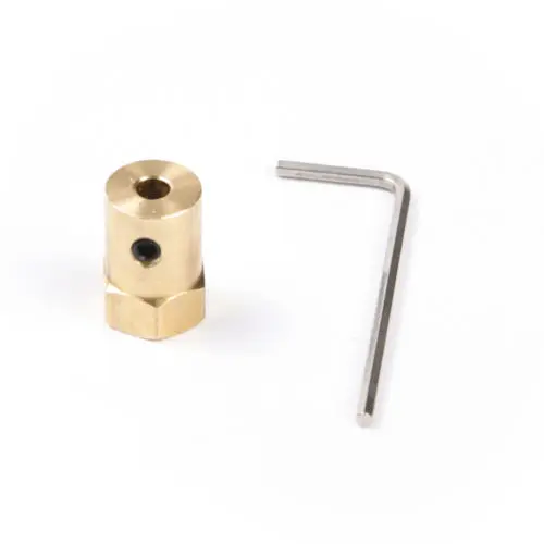 

10PCS/LOT Shaft Motor Flexible Coupling Hexagonal HEX Coupling Coupler for Motor/Robot /small intelligent car etc