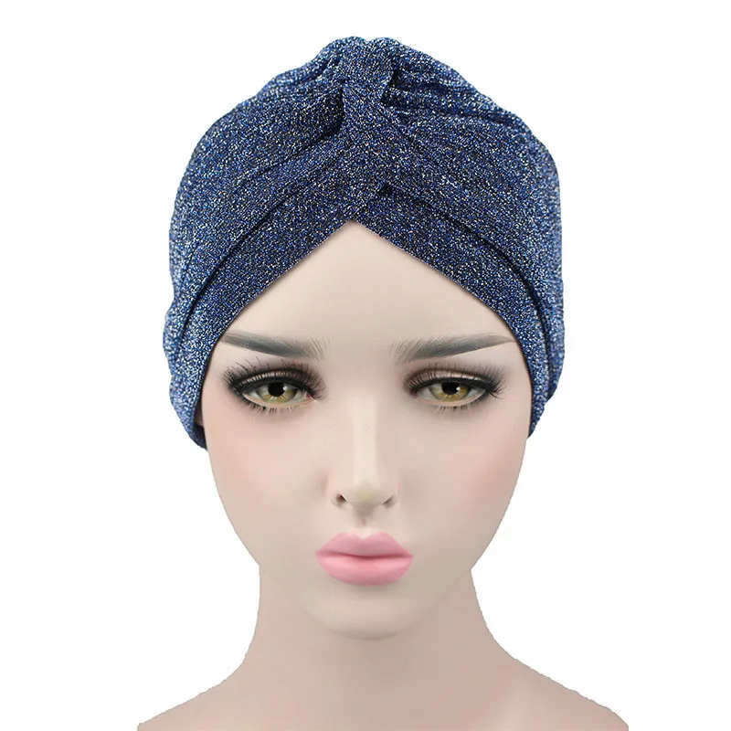 Новая модная женская розовая Золотая простая блестящая повязка на голову с