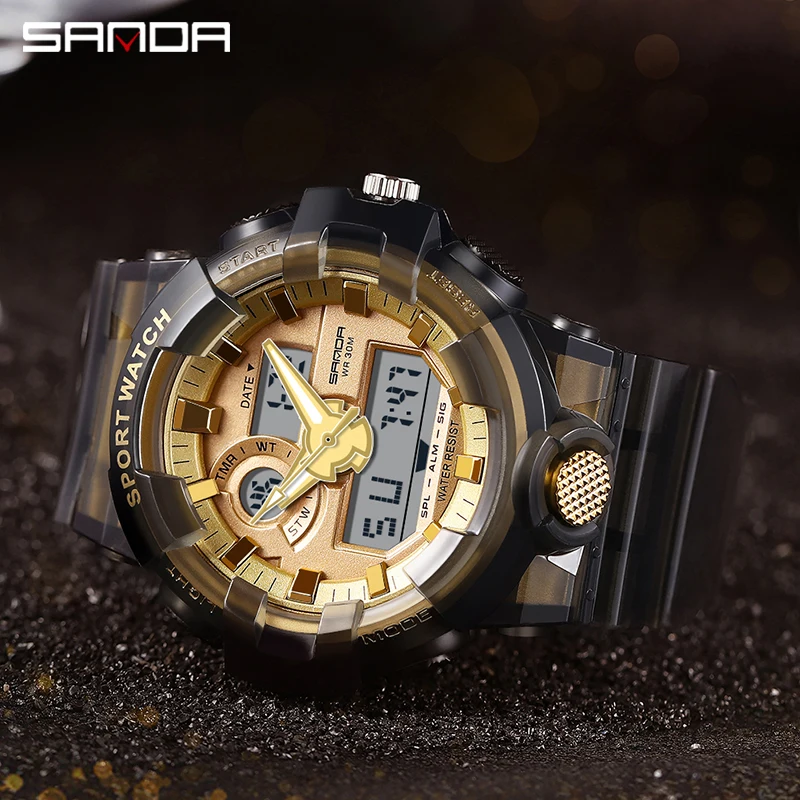 

Men Sports Watch Mens Luxury LED Digital Waterproof Watches Outdoor Electronic Sport Wristwatch reloj inteligente hombre 2021