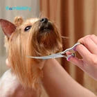 Профессиональный триммер для домашних питомцев, ножницы, кусачки для груминга кошек и собак, зарядка от USB, стрижка шерсти глаз