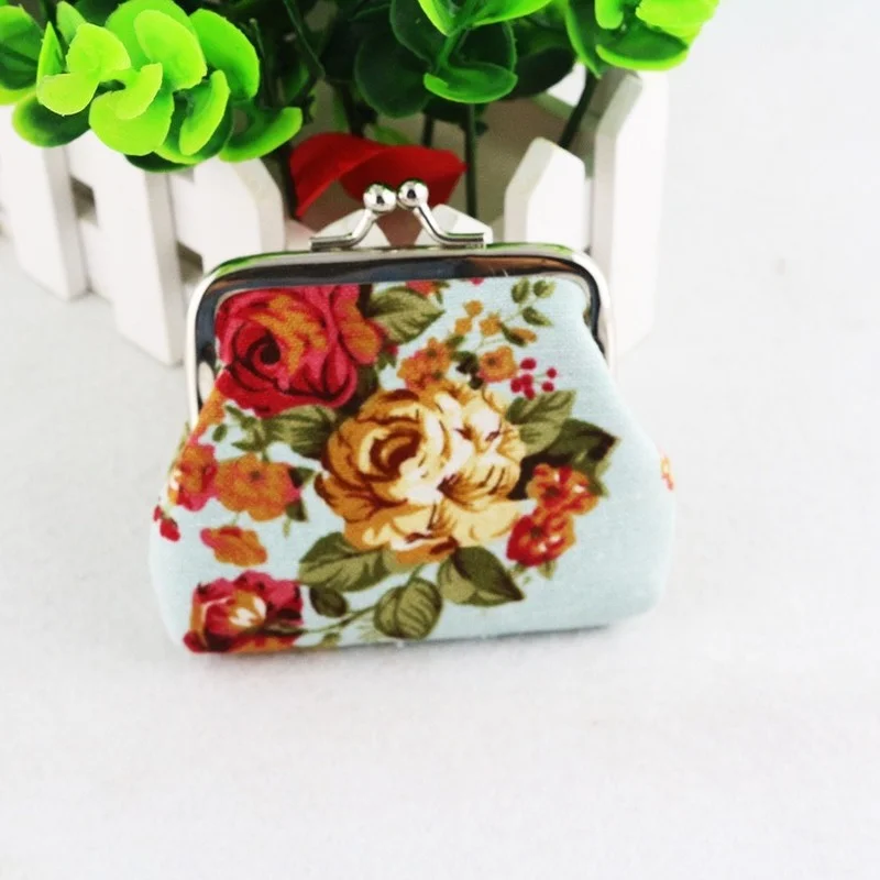 

Женский холщовый кошелек для мелочи для девушек, кошелек для мелочи с замком и застежкой, милый маленький кошелек для мелочи