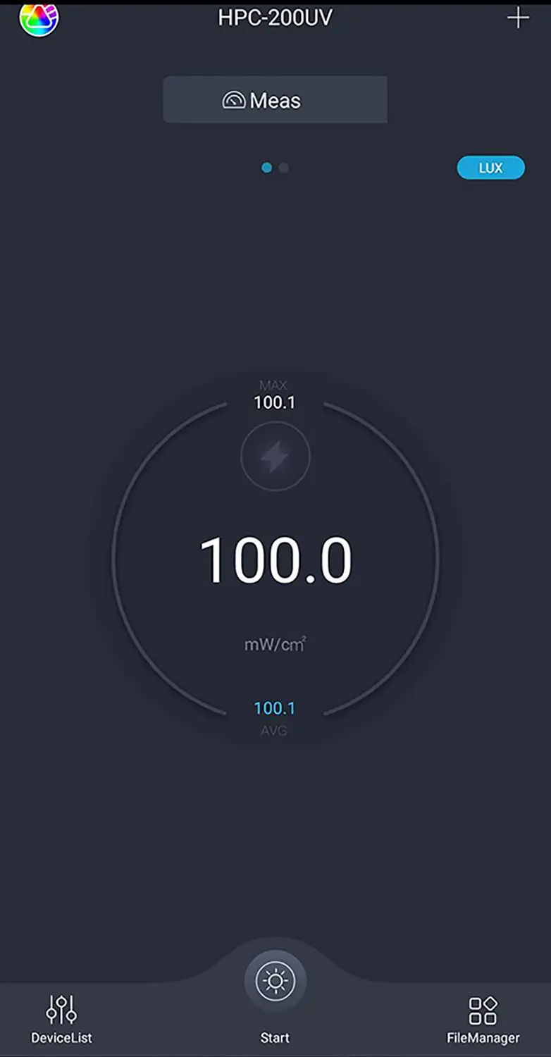 Тестер интенсивности UVC излучение 0 1 200000 uW/cm2 длина волны нм для светодиодов