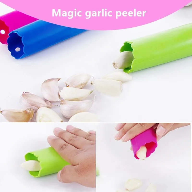 Силиконовый очиститель чеснока креативная Овощечистка практичный кухонный