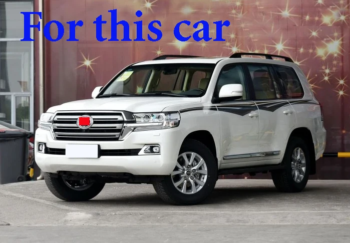 Накладка на переднюю противотуманную фару из АБС-пластика для Toyota Land Cruiser 2016 2017 2018