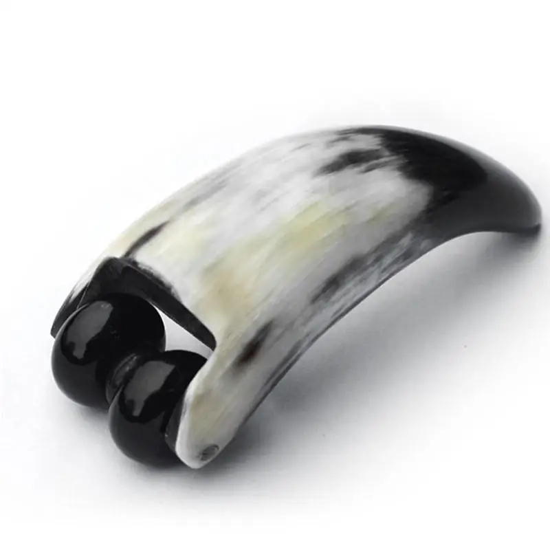 1 шт. Ox рога Массажная палка натуральный Рога массажное колесо специальное