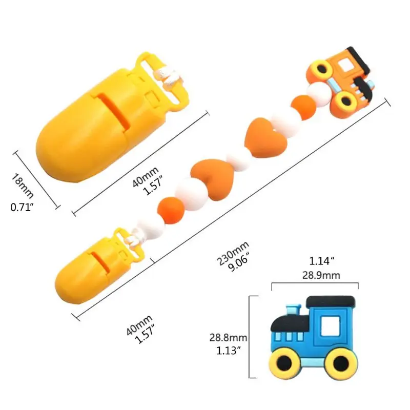 Детские клипсы для пустышки автомобильный силиконовый держатель детской