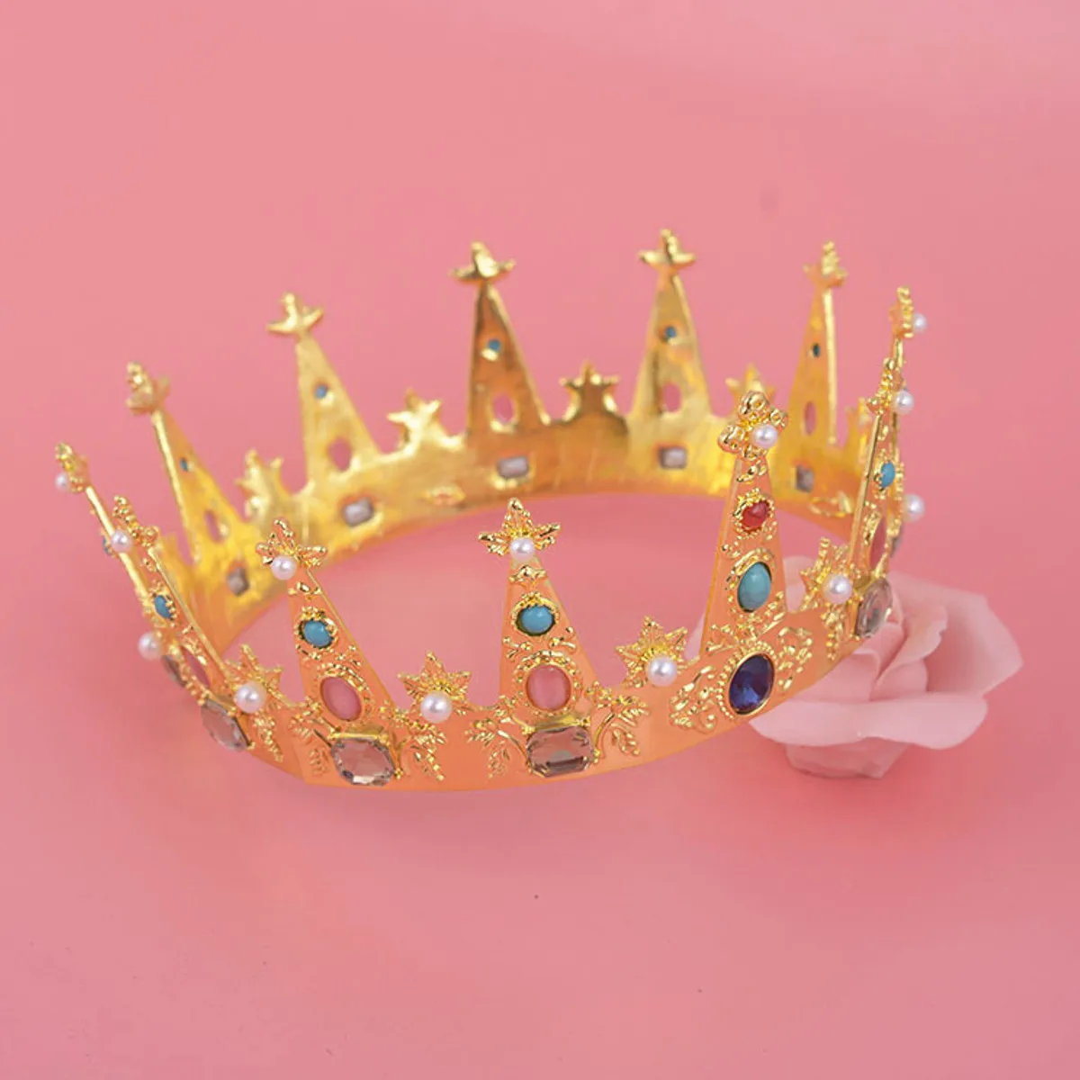 Барокко кристалл Винтаж королевская Королева Король диадема и короны